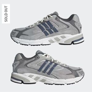 adidas Gray and Blue Men's Sneakers